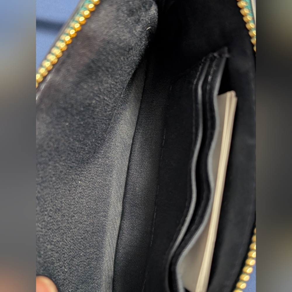 Coach Corner Zip Wristlet Teal (NWT) - Picture 7 of 9